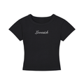 Lovesick | Women's Embroidered Cropped Top