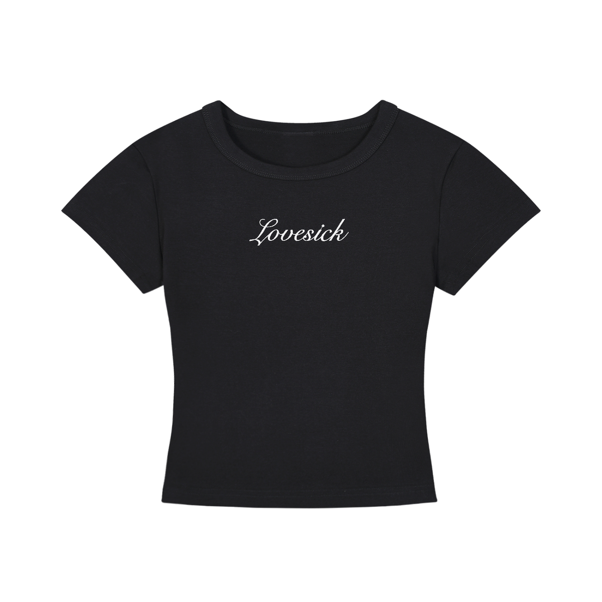 Lovesick | Women's Embroidered Cropped Top
