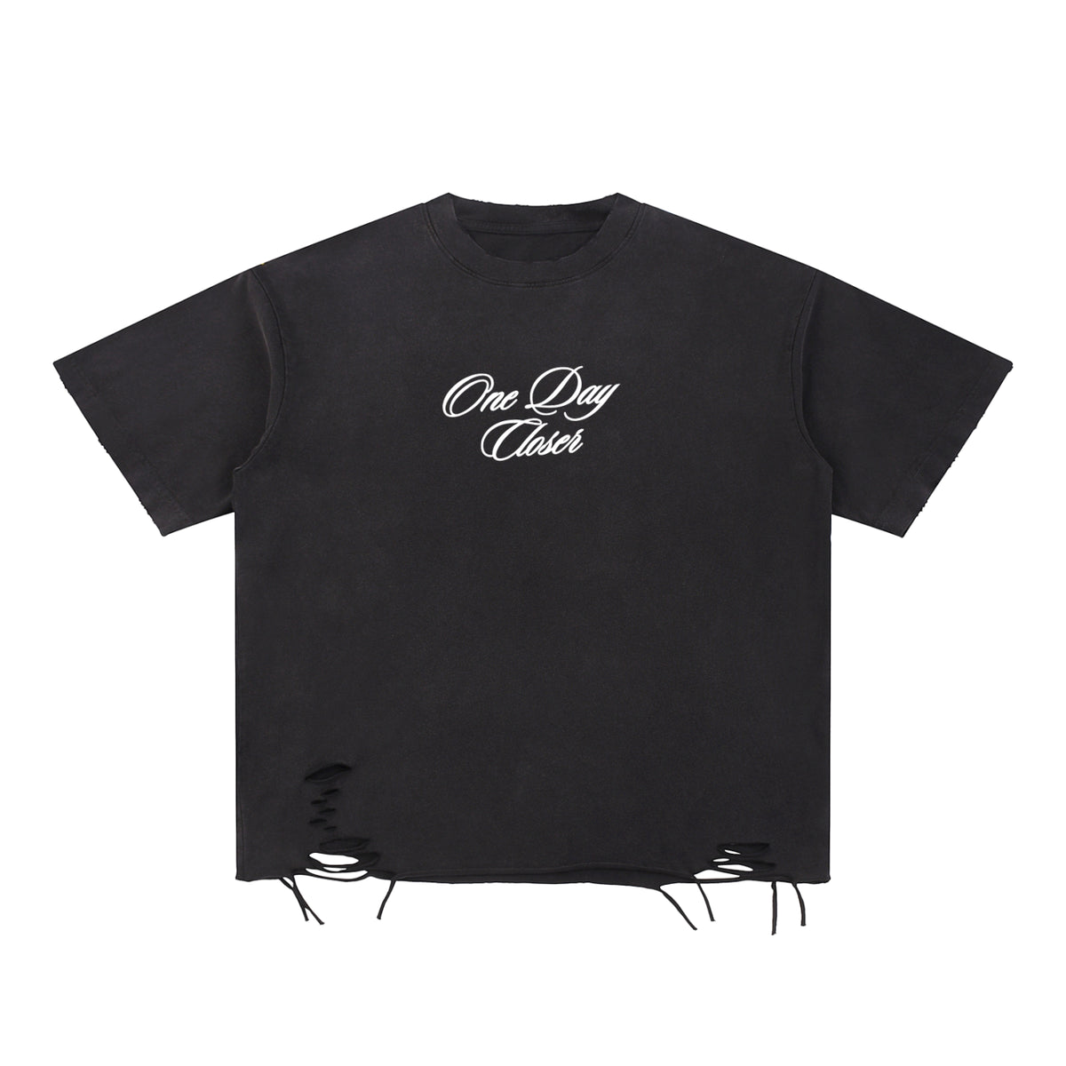 One Day Closer | Raw-Hem T-Shirt