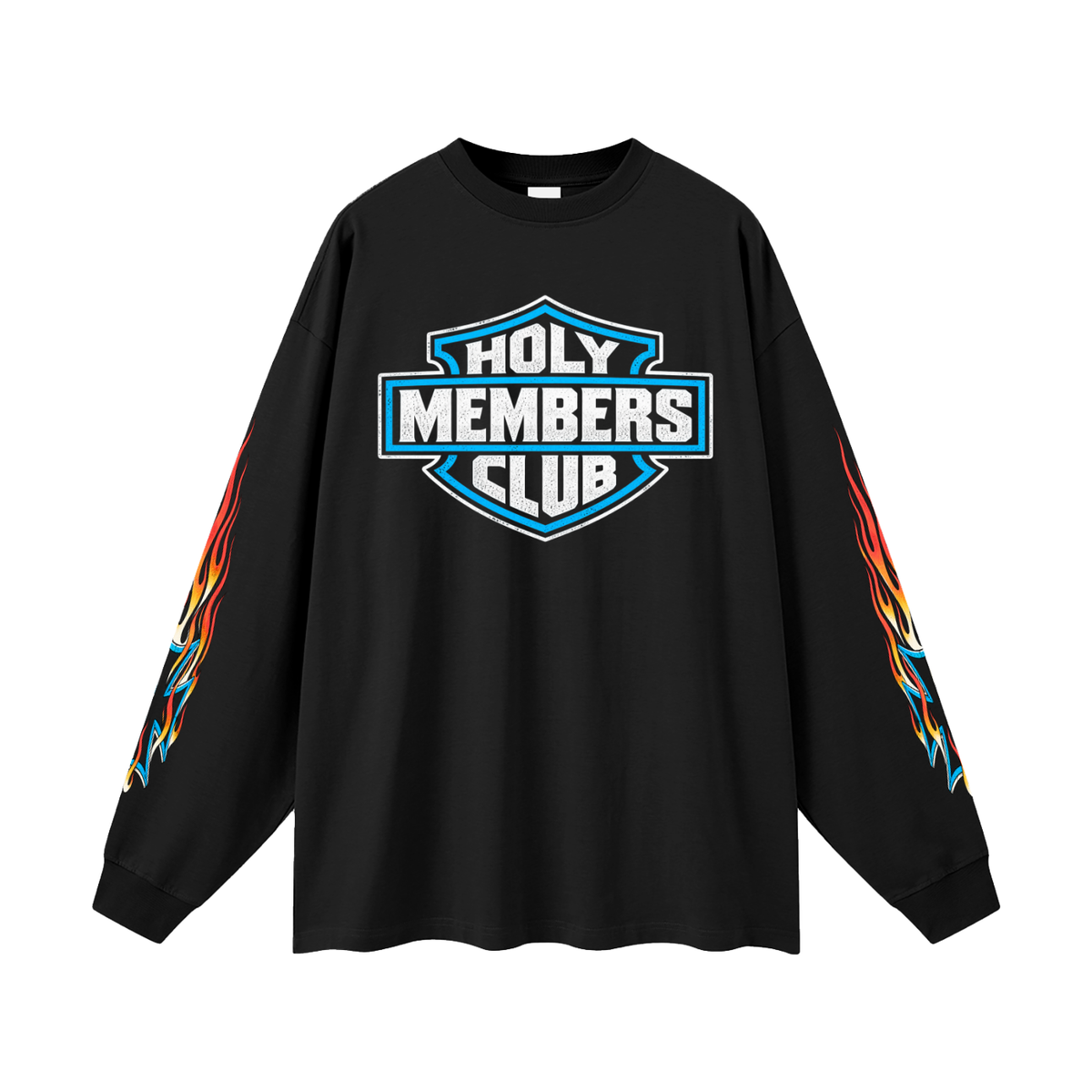 Holy Members Club | Oversized Unisex Long Sleeve T-Shirt