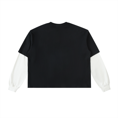 House of Prayer Embroidered Layered Cotton T-Shirt