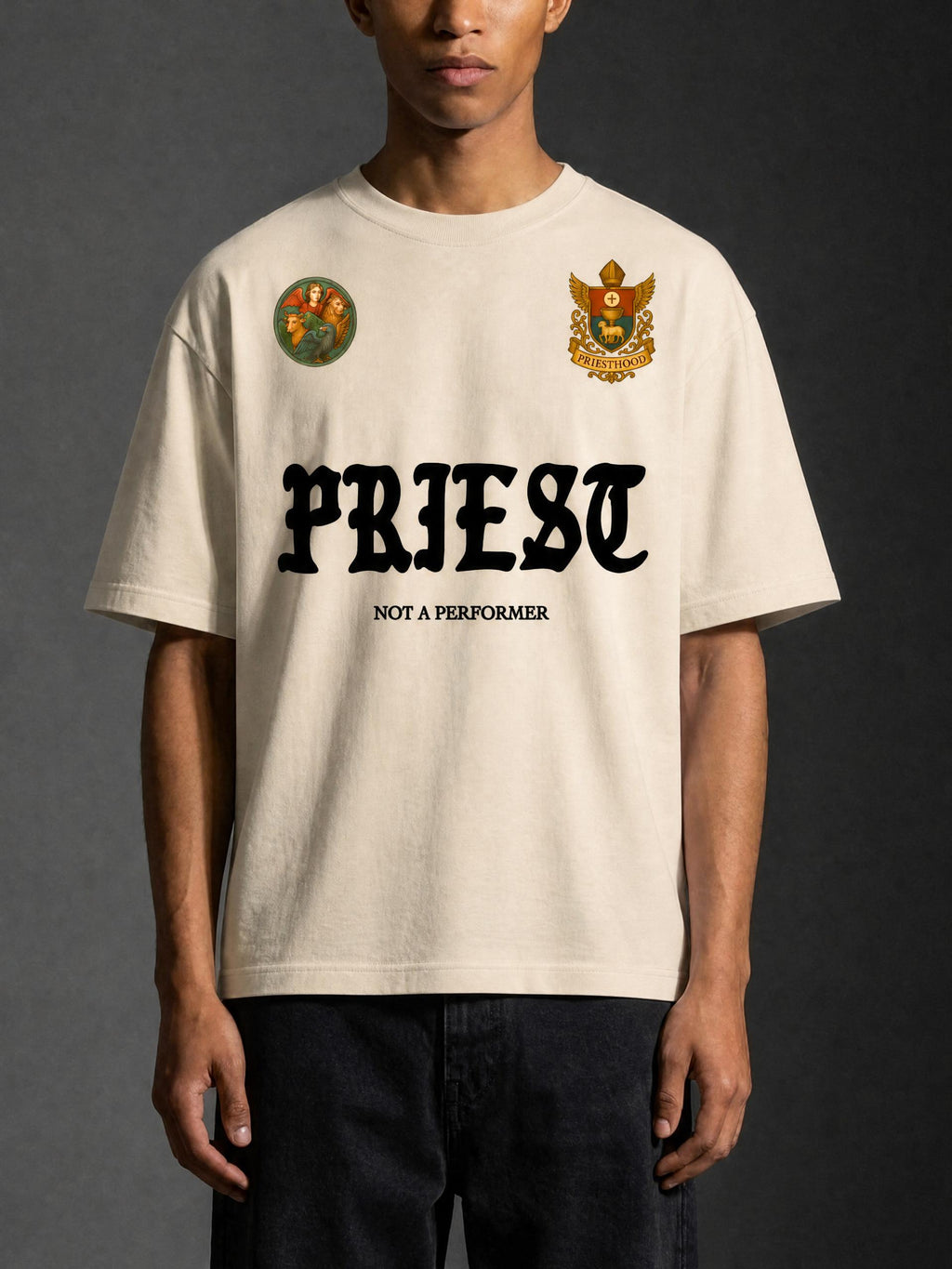Priest, not a performer | Tee